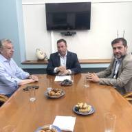 Επίσκεψη του Περιφερειάρχη Κρήτης στο Δήμο Αγίου Νικολάου  και συνάντηση με τον Δήμαρχο